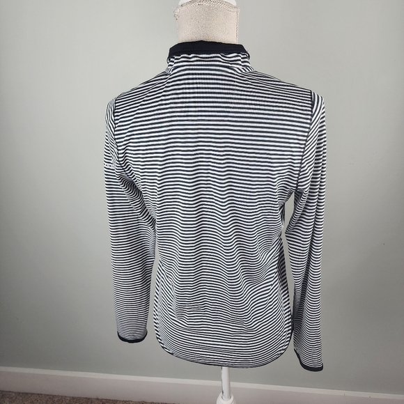 Cuter And Buck Drytec Women’s Black and White Quarter Zip Pop Over Size Small - Picture 6 of 10